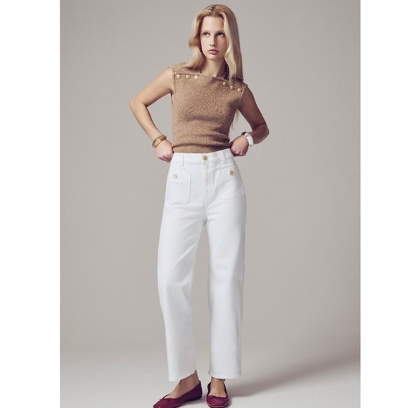 J. Crew Denim - J. Crew Full Length Slim Wide Leg Jeans